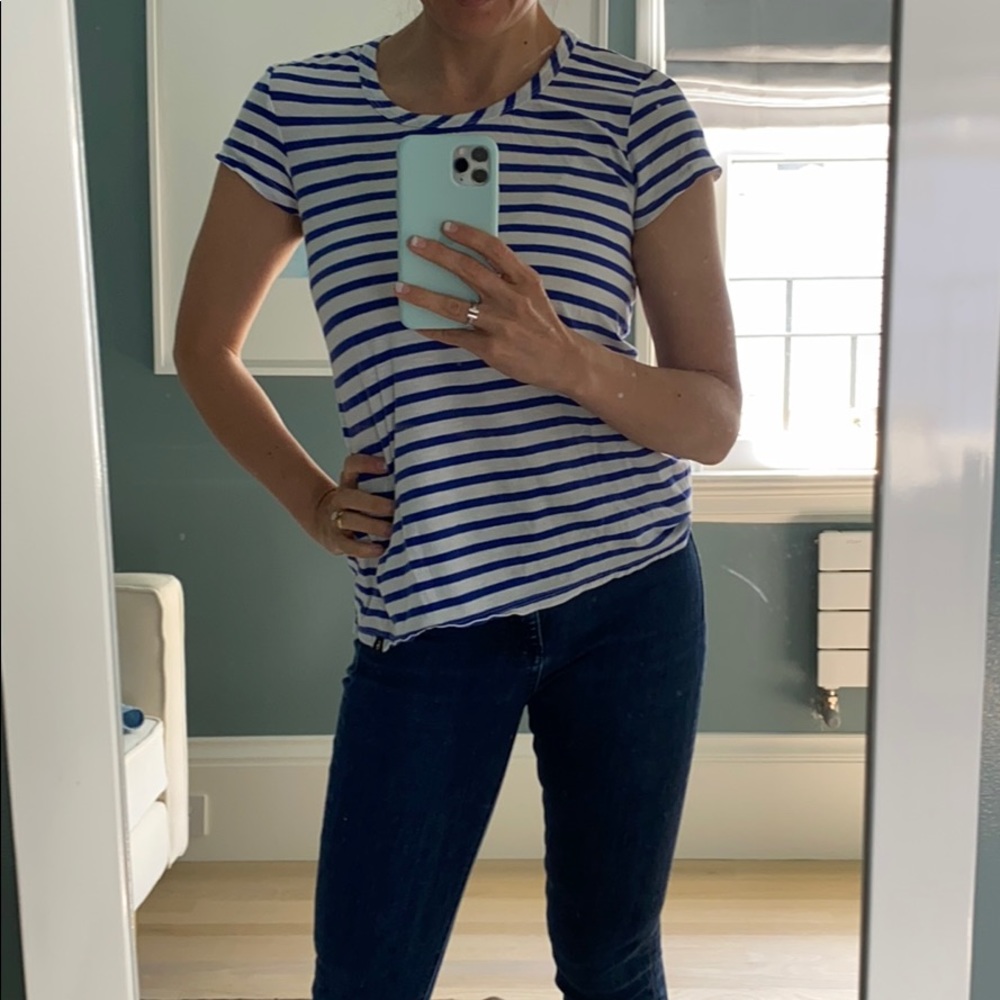 Maison scotch / scotch and soda cute striped tee